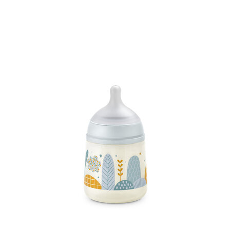 Biberon cu tetina fiziologica SX Pro cu debit lent Dreams, Albastru, 150 ml, Suavinex 638620