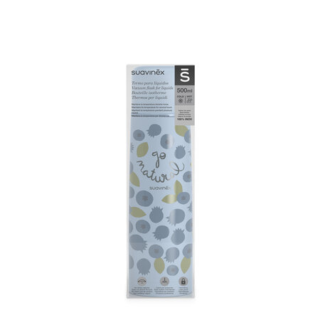 Termos pentru bauturi Go Natural, Afine, 500 ml, Suavinex 638625