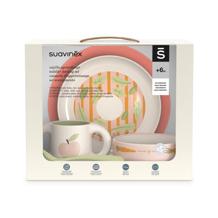 Set de hraire Go Natural, +6 luni, Piersica, Suavinex 638651