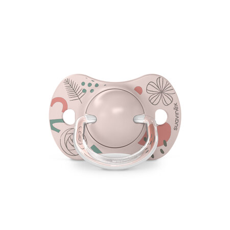 Suzeta fiziologica din silicon SX Pro A Walk In The Park, 6-18, Roz, 2 buc, Suavinex 638663
