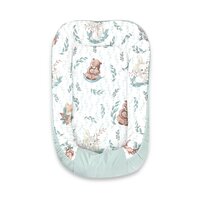 Cosulet bebelus pentru dormit Baby Cocoon, Lulu Natural, 75x55 cm, MimiNu