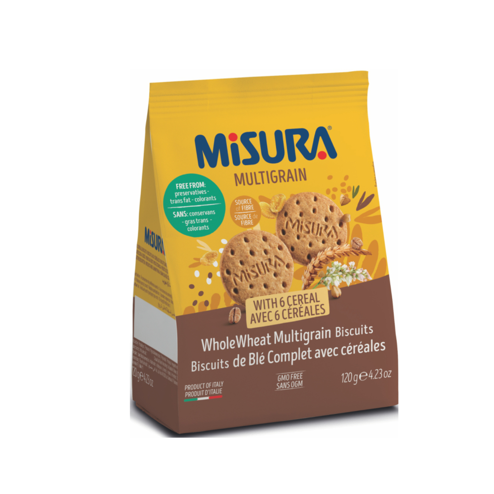 Biscuiti cu 6 cereale, 120 g, Misura