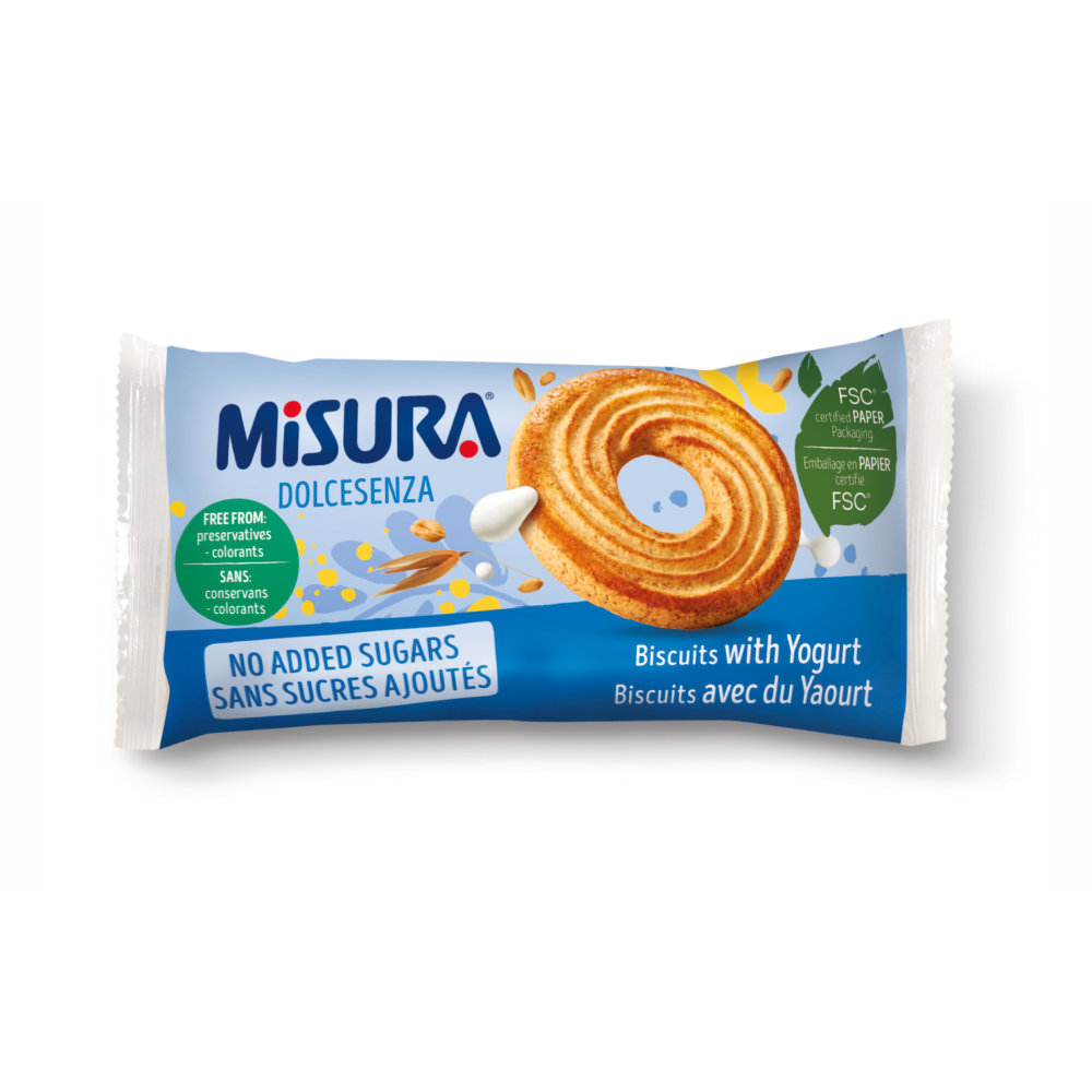 Biscuiti cu iaurt fara zahar, 33.3 g, Misura