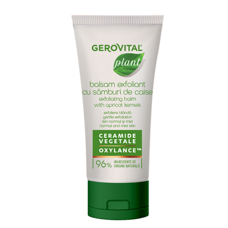 Balsam exfoliant cu sambure de caise Plant, 100 ml, Gerovital