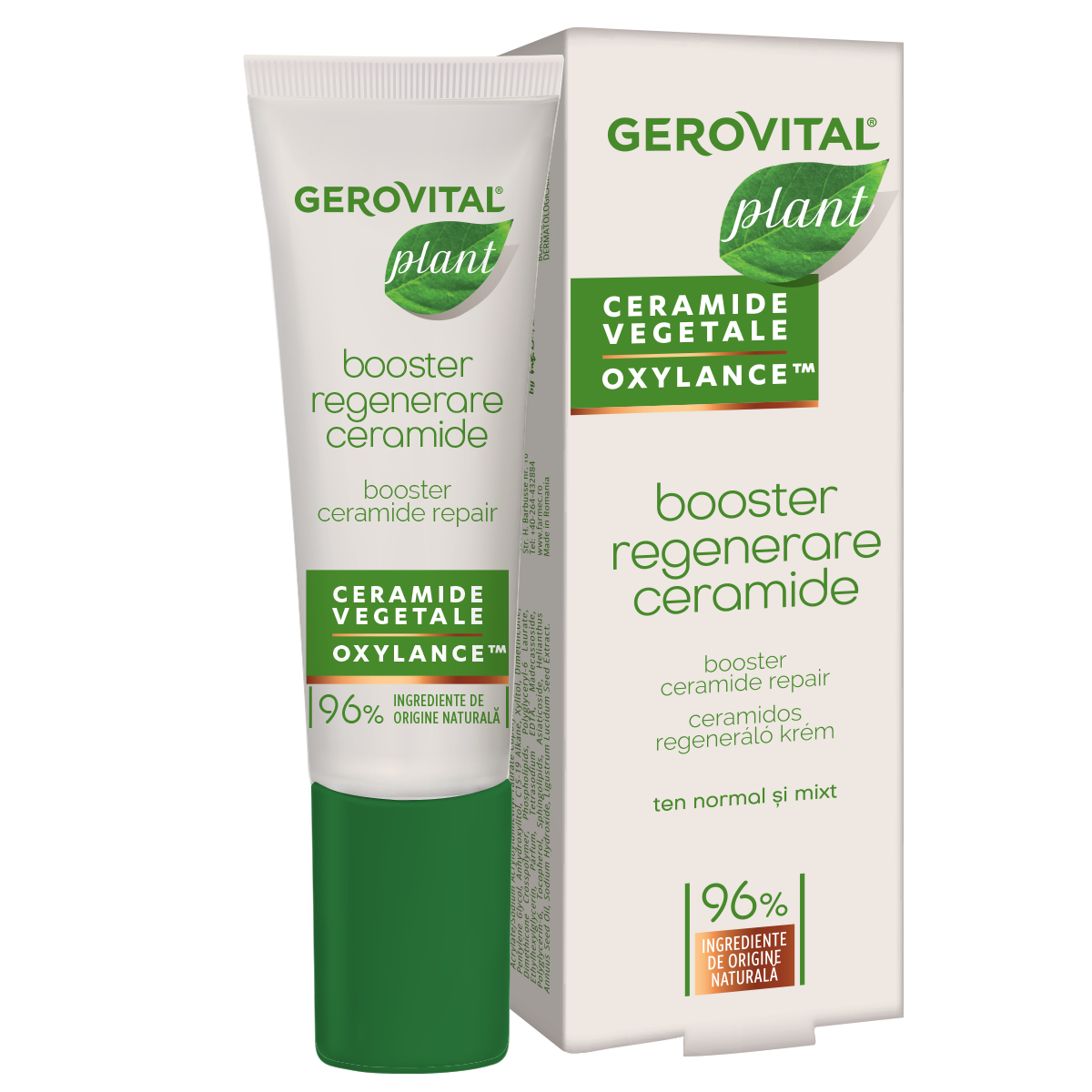 Booster regenerare cu ceramide, 15 ml, Gerovital