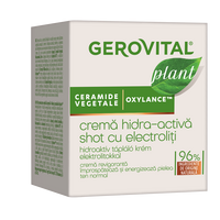 Crema Hidra-Activa Shot cu electroliti Plant, 50 ml, Gerovital