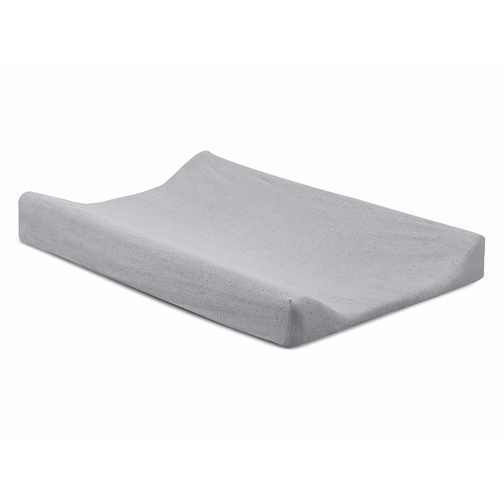 Husa universala pentru saltea de infasat cu elastic, Grey, MimiNu