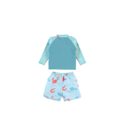 Costum de baie pentru copii Crevettes Bleues UV, 3-6 luni, Archimede 638844