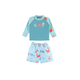 Costum de baie pentru copii Crevettes Bleues UV, 3-6 luni, Archimede 638843