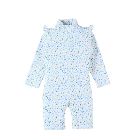 Costum de baie pentru copii Little Flowers Combi UV, 9-12 luni, Archimede