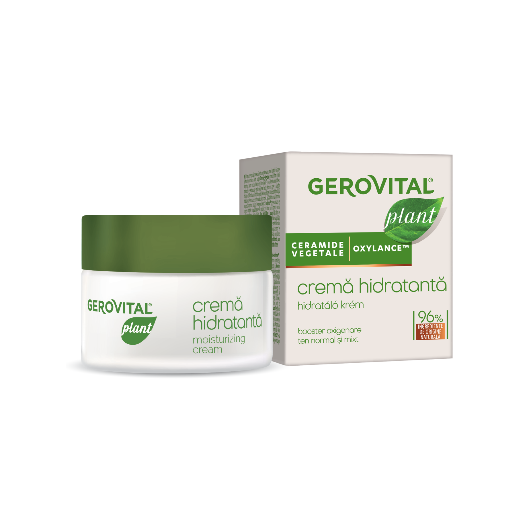 Crema hidratanta Plant, 50 ml, Gerovital