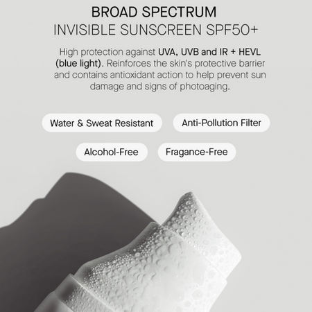 Crema de fata cu SPF50+ Invisible Sunscreen, 100 ml, Transparent Lab 688979