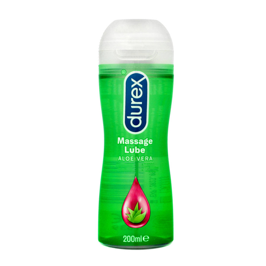 Gel lubrifiant pentru masaj 2in1 Stimulating Aloe Vera, 200 ml, Durex Play