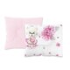 Perna bebelus profilata cu doua fete Velvet, Pink Ballerina, 23x26 cm, MimiNu 639077