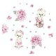Perna bebelus profilata cu doua fete Velvet, Pink Ballerina, 23x26 cm, MimiNu 639078
