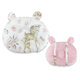 Perna bebelusi multifunctionala cu doua fete Ursulet, 30x23 cm, Sweet Deer Pink, MimiNu 639136
