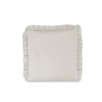 Perna clasica de dormit cu husa detasabila cu fermoar Royal, Beige, 40x40 cm, MimiNu