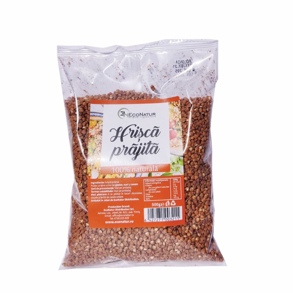 Hrisca prajita, 500 g, Econatur