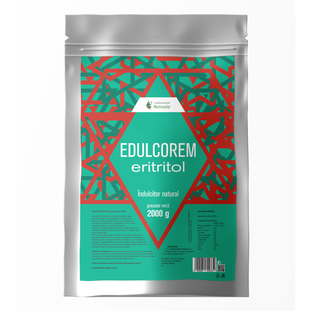 Edulocrem Eritriol, 2000 g, Laboratoarele Remedia