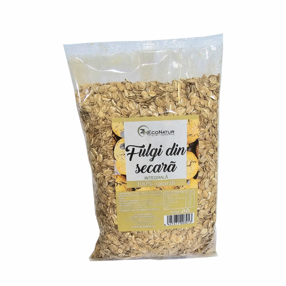 Fulgi din secara integrala, 500 g, Econatur