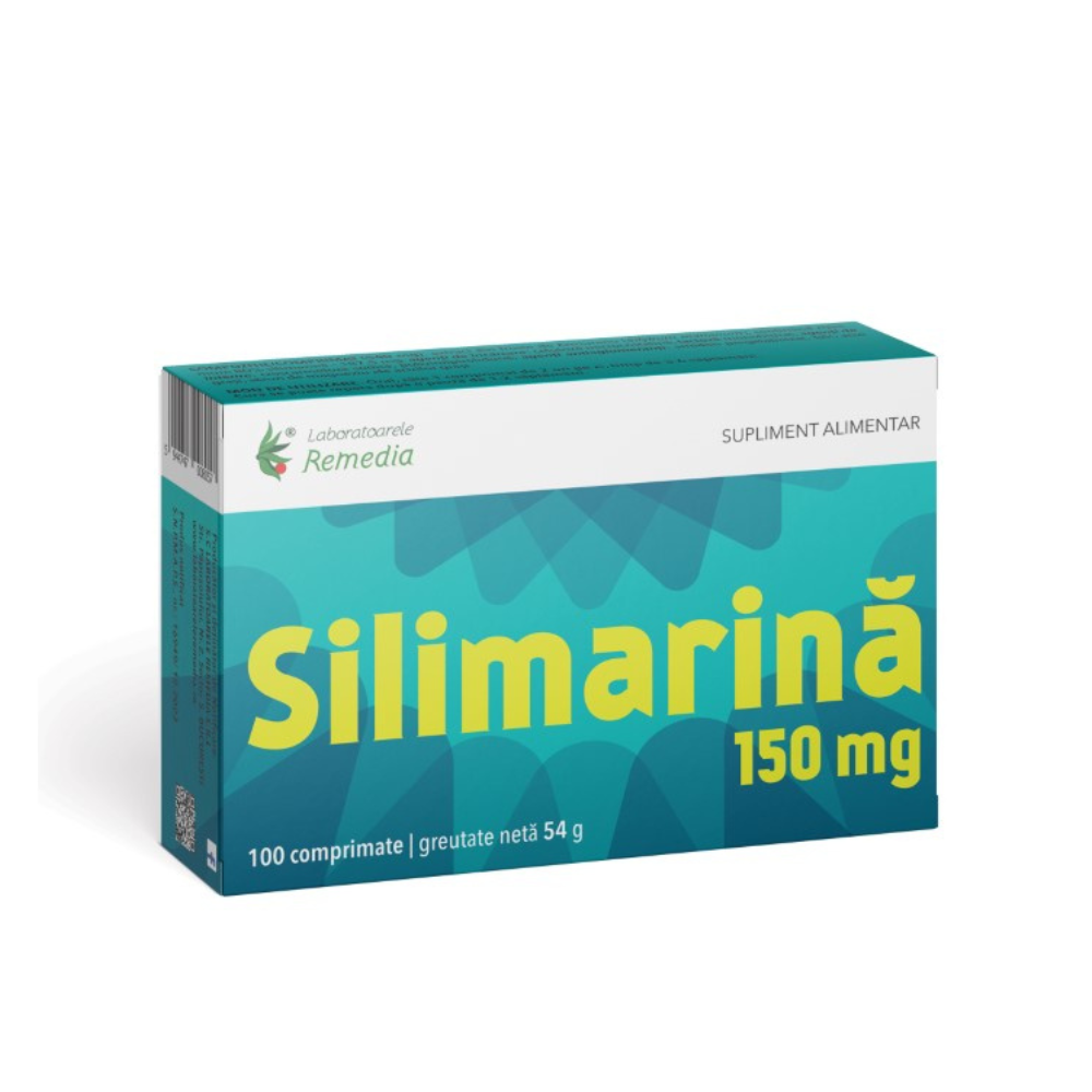 Silimarina, 150 mg, 100 comprimate, Laboratoarele Remedia