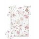 Organizator pentru patut cu volanase si 6 compartimente, Pink Ballerina, 70 x 40 cm, MimiNu 639247
