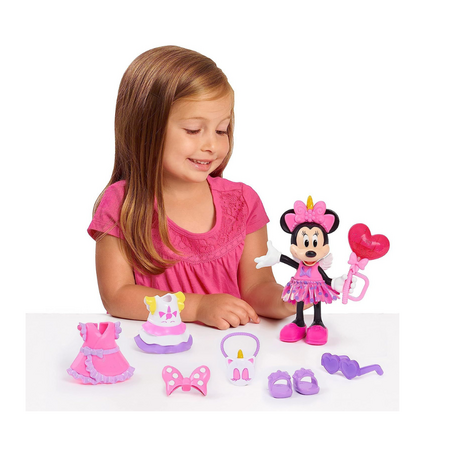 Papusa cu accesorii Unicorn, + 3 ani, Disney Minnie Mickey 639262