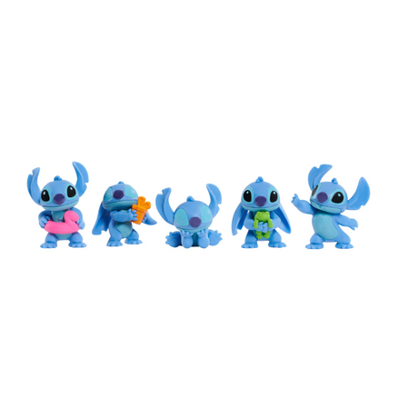 Set 5 figurine Stitch, + 3 ani, Disney 639287