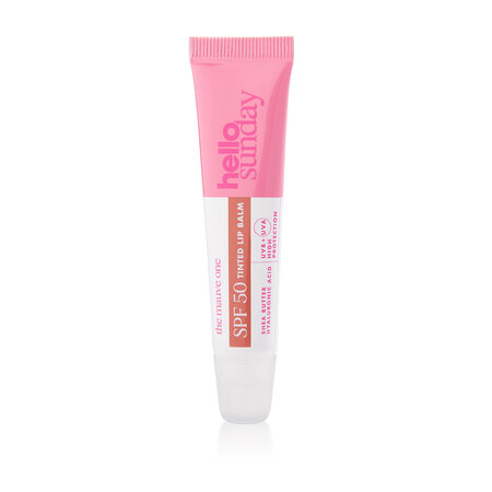 Balsam de buze cu unt de shea si acid hualuronic SPF50, Mauve, 15 ml, Hello Sunday 639297