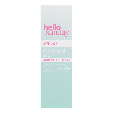 Ser facial mineral cu acid hialuronic SPF50 PA++++, 30 ml, Hello Sunday 639303
