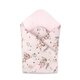 Paturica de infasat cu doua fete Little Ballerina Pink, 75x75 cm, 1 bucata, MimiNu 639361
