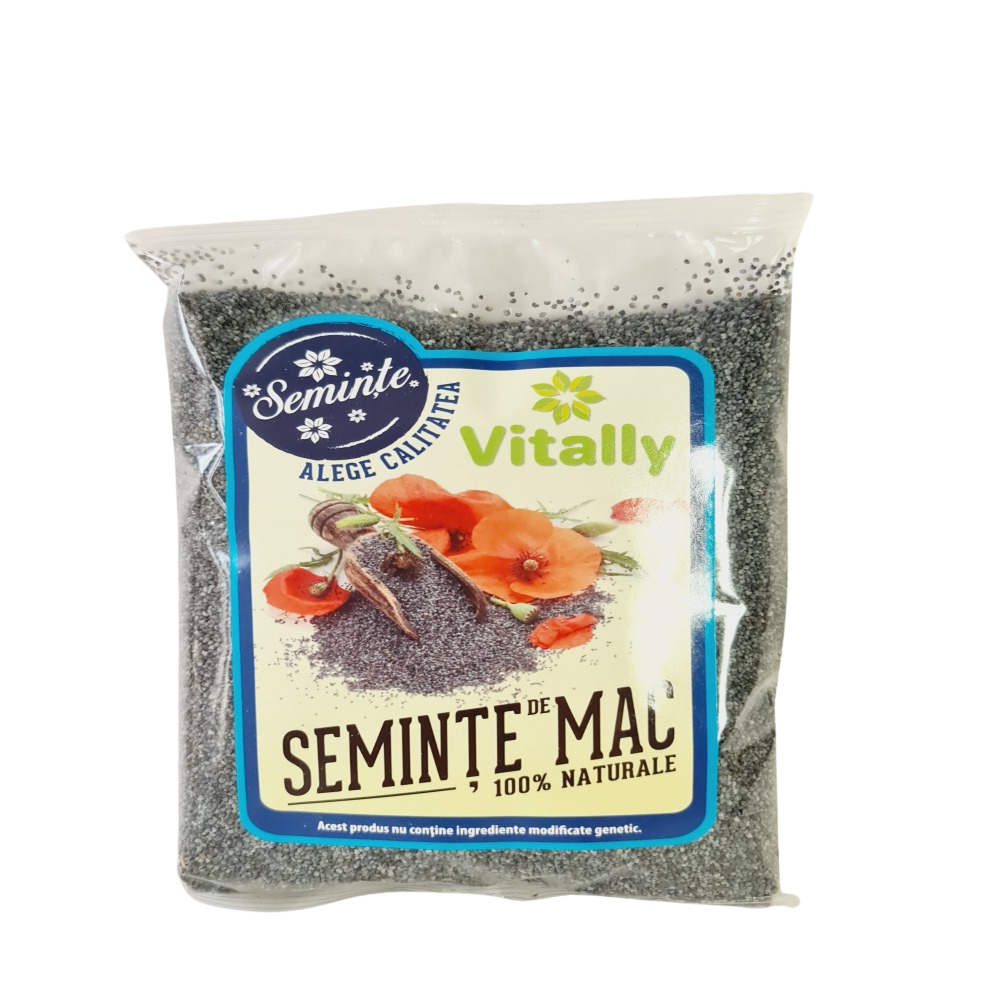 Seminte de mac, 250 g, Vitally