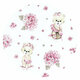 Paturica moale cu doua fete Pink Ballerina, 75x100 cm, 1 bucata, MimiNu 639370