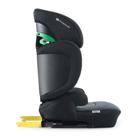 Scaun auto I-Size Xpand 2, 100-150 cm, Graphite Black, Kinderkraft 639434