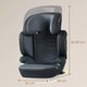 Scaun auto I-Size Xpand 2, 100-150 cm, Graphite Black, Kinderkraft 639436