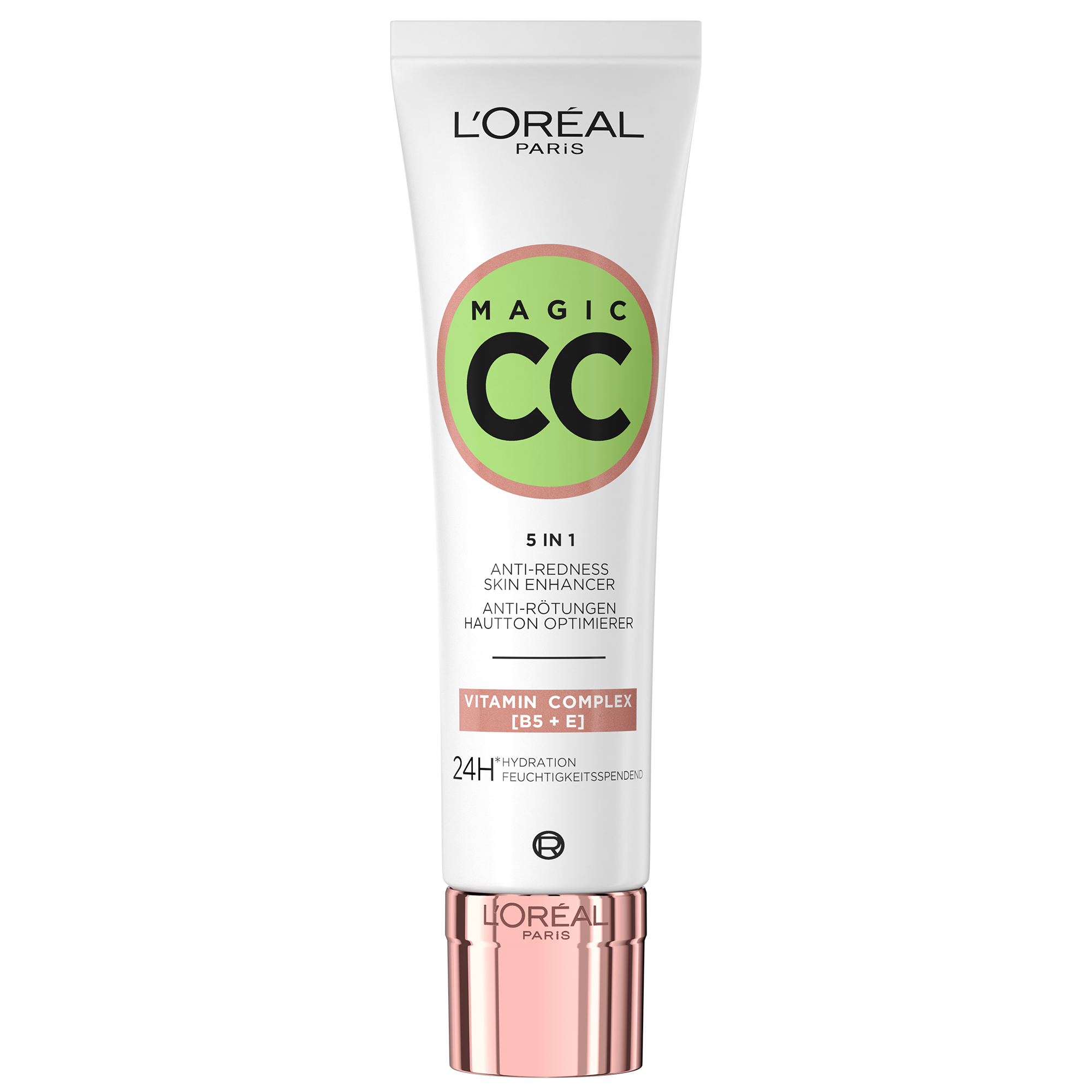 Crema corectoare anti-roseata cu Vitamine Magic CC, 30 ml, L'oreal Paris