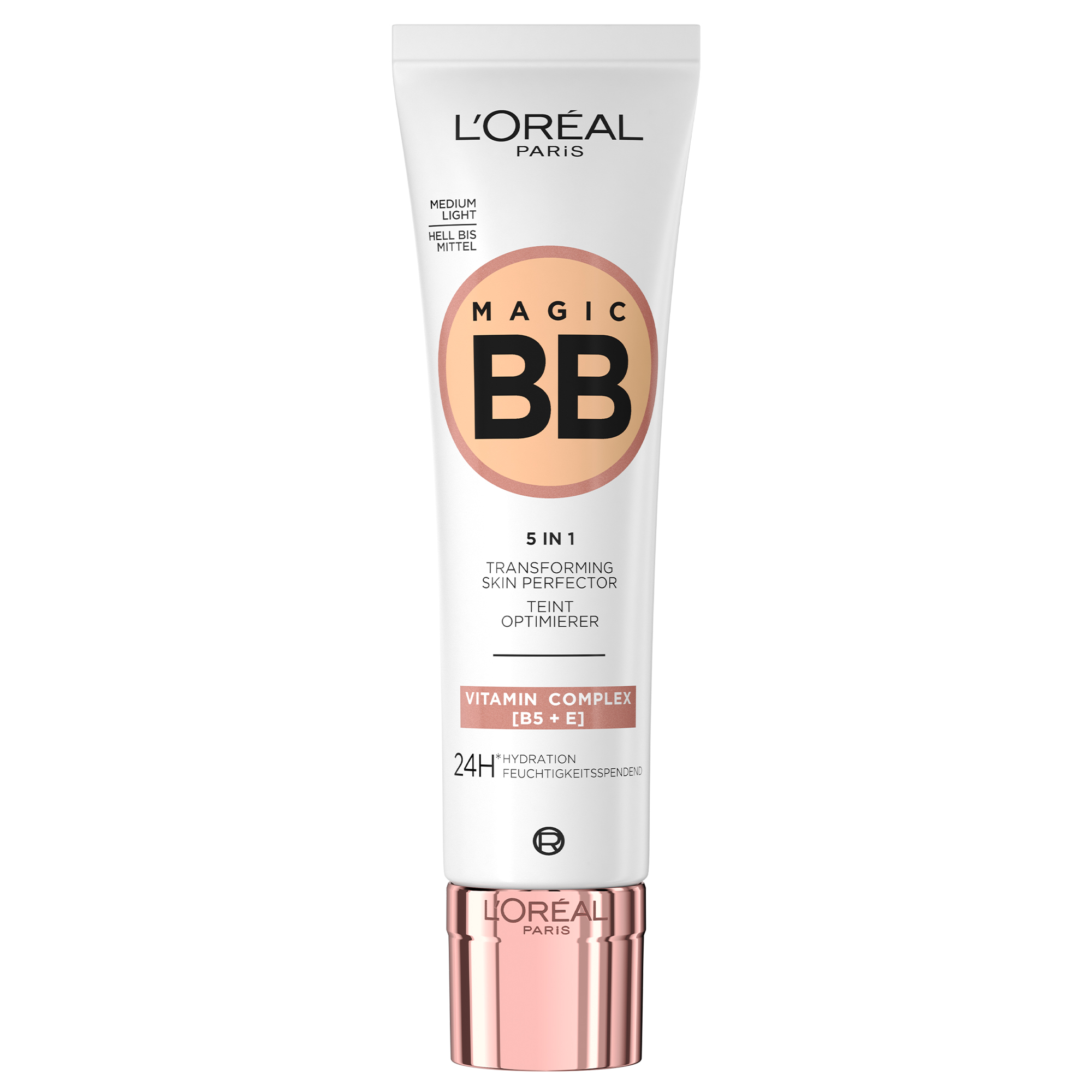 Crema corectoare cu vitamine Magic BB, 03 Medium Light, 30 ml, L'oreal Paris