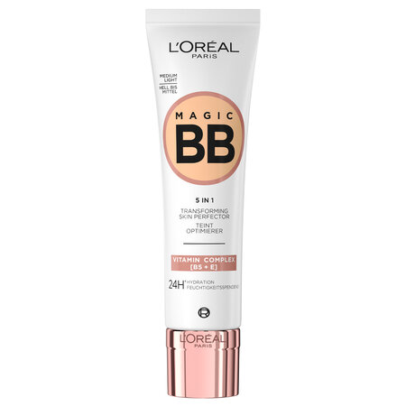 Crema corectoare cu vitamine Magic BB, 03 Medium Light, 30 ml, L'oreal Paris 639506