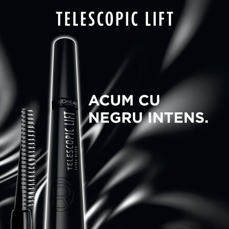 Mascara telescopic Lift Extra, Black, 64 ml, L'oreal Paris 639513
