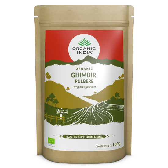 Ghimbir Pulbere, 100g, Organic India