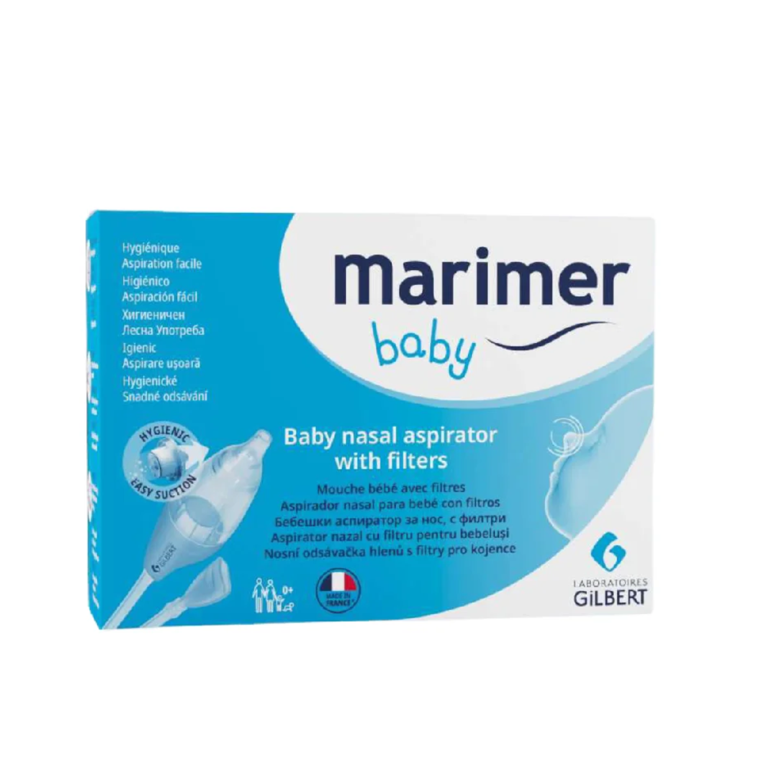 Aspirator nazal cu filtru Baby, Marimer