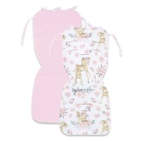 Salteluta pentru carucior reversibila, Sweet Deer Pink/Pink, 78 x 34 cm, MimiNu