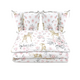Set lenjerie patut cu 4 piese, Sweet Deer Pink, 120x60 cm, MimiNu 685361