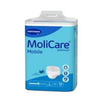 Scutec tip chilotel pentru incontinenta MoliCare Premium Mobile, L, 100-150 CM, 14 bucati, Hartmann