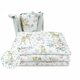 Set lenjerie pentru patut cu 5 piese, Sweet Deer Pink, 120x60 cm, MimiNu 639718