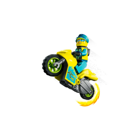 Motocicleta de cascadorie cibernetica City Stuntz, 5+ ani, Lego 639925