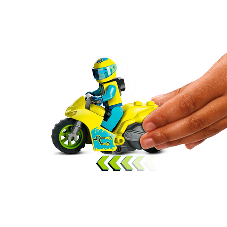 Motocicleta de cascadorie cibernetica City Stuntz, 5+ ani, Lego 639923
