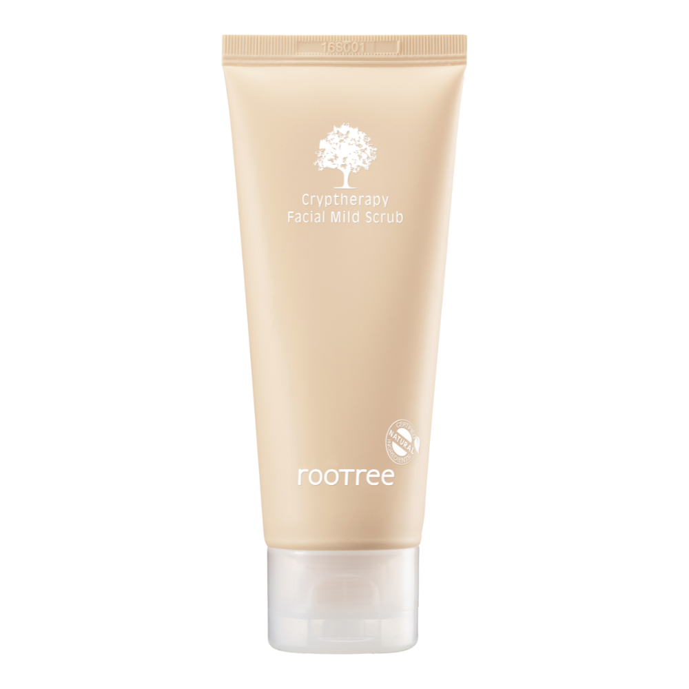 Exfolian delicat pentru fata Cryptherapy, 100 ml, Rootree