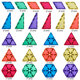 Set de constructie cu piese magnetice Geometry Pack, +3 ani, 36 piese, Learn & Grow 639995