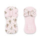 Protectie textila cu perna Butterfly pentru carucior, scaun auto si scaun de bicicleta Minky, Little Ballerina Pink, MimiNu 640011